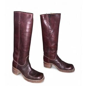 Frye Vintage Campus 8195 Tall Boots Women’s 1970’s Black Label